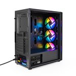 EX296078RUS, Корпус Miditower ExeGate EVO-9205-EVO800 (ATX, БП EVO800RGB с вент ...