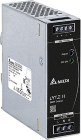DRL-24V240W1EN Блок питания Delta LYTE II на DIN-рейку 90-264 В переменного тока, 24 В постоянного тока, 10,0 А