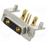 MHCDR7W2S4, D-Sub Connector, Angled, Socket, 7W2, Signal Contacts - 5 ...