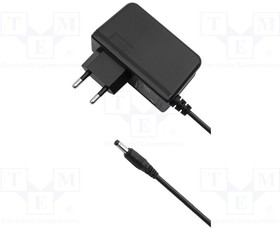 50775, Power supply: switched-mode; plug; 5VDC; 3A; 15W; Plug: straight