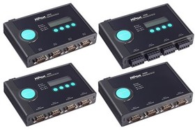 NPort 5450, Device server, 4 Ethernet Port, 4 Serial Port, RS232, RS422, RS485 Interface, 921.6kbps Baud Rate