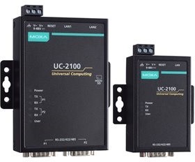 Фото 1/2 UC-2104-LX, UC-2100, Industrial Computer, 4W, ARM Cortex 600 MHz, 8000 MB, 1 Linux