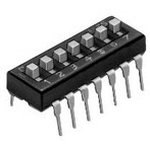 SSGM180100, Переключатель: DIP-SWITCH; Кол-во секций: 8; ON-OFF; 0,025A/24ВDC