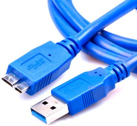 Шнур штекер USB A-штекер microUSB B/USB3.0, 1,5м, фил, Ni