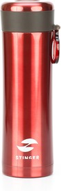 Фото 1/5 HW-420-32-7620, Термос Stinger (0,42 литра) с ситечком, красный