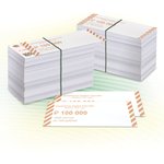 Накладки для упаковки корешков банкнот, комплект 2000 шт., номинал 100 руб.