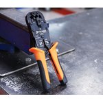Hand Crimp Tool for RJ9 Connector, RJ11 Connector, RJ12 Connector, RJ45 Connector