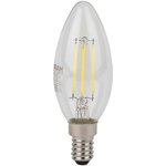 LSCLB60 5W/827 230VFILCL E14, Лампа светодиодная 5Вт, 600Лм, 2700К, 230В, свеча ...
