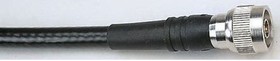 216.41.41.2000A, Male N Type to Male N Type Coaxial Cable, 2m, RG213/U Coaxial, Terminated