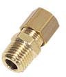 0105 16 21, LF3000 Series Straight Threaded Adaptor, R 1/2 Male to Push In 16 mm, Threaded-to-Tube Connection Style