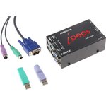 AL-IPEPS-DA, Port PS/2 VGA KVM Switch, 1600 x 1200 Maximum Resolution
