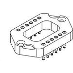 MS05, Headers & Wire Housings Socket, 12 Pin DIP