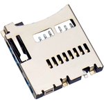TF-004, 1.9mm Deck MicroSD card (TF card) Pluggable SMD SD Card Connectors