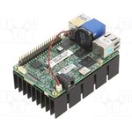 UP-APL03X7F-A10-0464, Одноплатный компьютер; RAM: 4GБ; Flash: 64GБ; 85,6x56,5мм; 12ВDC