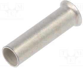 216-104, Ferrule - Sleeve for 1.5 mm² / AWG 16 - uninsulated - electro-tin plated - silver-colored