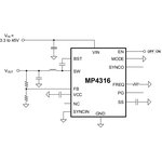 MP4316GRE-P, Switching Voltage Regulators 45V, 6A, Low Iq Synchronous ...