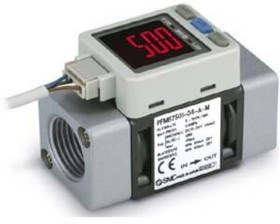 PFMB7501-F04-B, PFMB7 Series Digital Flow Switch For Air Flow Sensor for Dry Air, N2, 5 l/min Min, 500 L/min Max