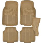 S01702039, Коврик салона универсальный полиуретан бежевый (5 предметов) SKYWAY