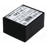 TPZ10/2*115/2*12V, Трансформатор: сетевой, 10ВА, 115ВAC,230ВAC, 12В, 12В, PCB, IP00