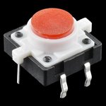 COM-10442, SparkFun Accessories LED Tactile Button - Red