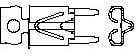 1217137-1, FASTON 250/205 REC PCB TPBR, TE Connectivity | купить в розницу и оптом