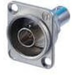 NBB75DFG, Straight 75I Panel Mount BNC Connector, jack, Crimp Termination