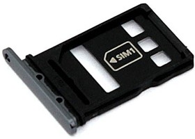 Держатель (лоток) SIM карты для Huawei P40 / P40 Pro черный