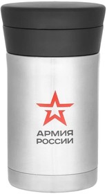 Фото 1/5 646279, Термос для еды Thermos Армия России "Полевой" (0,5 литра), стальной