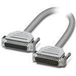 2302162, Female 25 Pin D-sub to Male 25 Pin D-sub Serial Cable, 3m