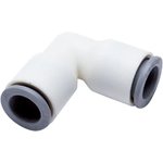 6302 06 08WP2, 6302 Series Elbow Tube-toTube Adaptor, Push In 4 mm to Push In 6 ...
