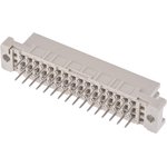 09232326825, Harting 09 23 32 Way 2.54mm Pitch, Type 2C Class C2, 3 Row ...