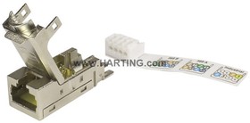 Фото 1/4 09455451561, Jack, 8 Way, Female, RJ Industrial, Cable Mount