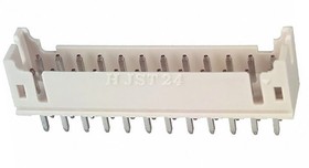 B24B-PHDSS (LF)(SN), Conn Shrouded Header HDR 24 POS 2mm Solder ST Thru-Hole Box