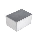 Silver Die Cast Aluminium Enclosure, IP54, Silver Lid, 120.5 x 79.6 x 59.3mm