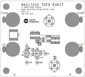 MAX17250EVKIT#TDFN, Power Management IC Development Tools MAX17250 Evaluation Kit, 2.7V to 20V Inp