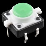 COM-10440, SparkFun Accessories LED Tactile Button - Green