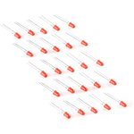 COM-09856, SparkFun Accessories LED - Basic Red 5mm (25 pack)