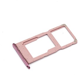 Держатель (лоток) SIM карты для Huawei Honor 10 Lite/P Smart 2019 розовый