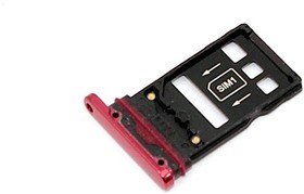 Держатель (лоток) SIM карты для Huawei Mate 20 Pro красный