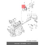 Кольцо уплотнительно GM 25190809