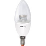 Jazzway Лампа светодиодная (LED) "свеча" 7W E14 4000K прозрач 540Lm