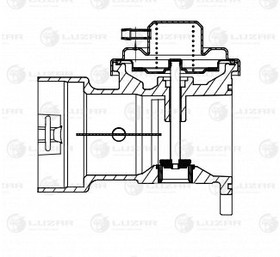 Фото 1/10 LVEG1851, Клапан EGR (рециркуляции выхл. газов) для а/м VW Transporter T5 (03-) 1.9D