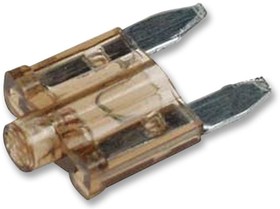 MCASP-L-E 7.5A, Предохранитель, автомобильный, Mini Blade with LED, 7.5 А, 32 В, 10.9мм x 3.8мм x 8.8мм, Серия MINI