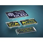 EA OLEDL128-6GGA, Дисплей: OLED; графический; 128x64; Разм: 68x51мм; желтый