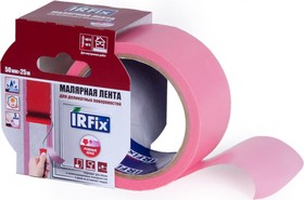 Фото 1/2 Малярная лента для деликатных поверхностей EXTRA 50 мм, 25 м, розовая Mr.SiL 30082