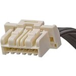 15135-0600, Rectangular Cable Assemblies Clickmate 6CKT CBL ASSY SR 50MM BEIGE