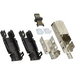 1-2201864-1, Type II Cable Mount Mini I/O Connector Female, 8 Way, Shielded