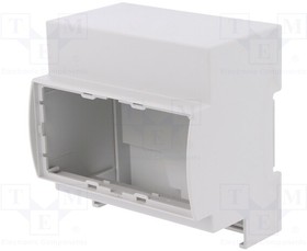 25.0506000.BL, Enclosure: for DIN rail mounting; Y: 90mm; X: 87.8mm; Z: 62mm; grey