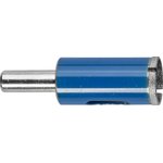 ЗУБР d 18 мм, Р100, цилиндрический хвостовик, алмазное трубчатое сверло для ...