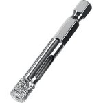 ЗУБР АВК, d 8 мм, (HEX 1/4, 15 мм кромка), вакуумное алмазное трубчатое сверло ...